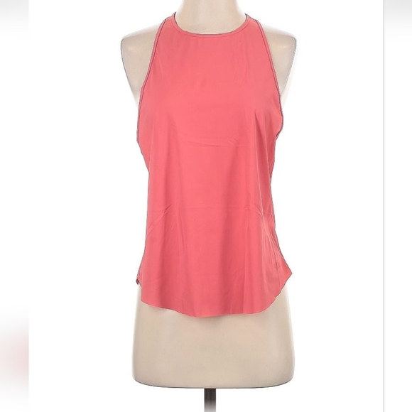 ZYIA Sleeveless Tank Top with Relaxed Fit Size Small Coral Pink - Picture 1 of 3